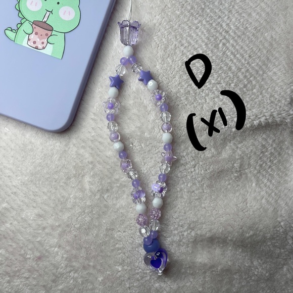 Purple Phone/Camera Strap Charms - Picture 5 of 8